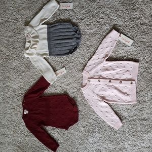 Cat & Jack 12 Month Girls Sweater Set